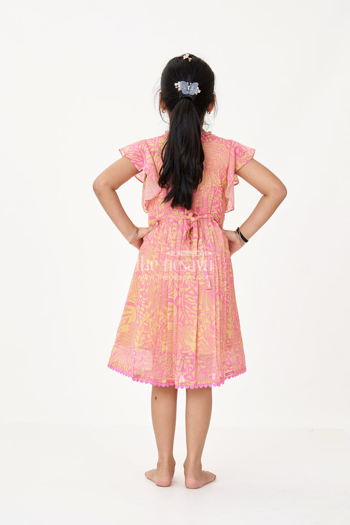 Girls Frock Dress Cotton with Elegant Embroidery and Floral Prints for a Charming Look