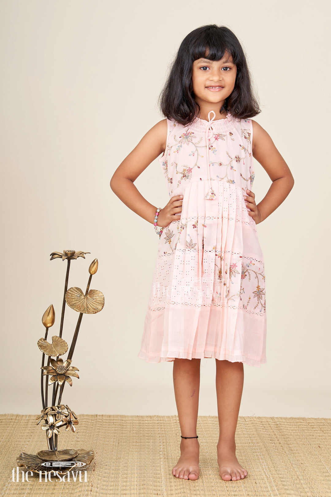 Luxury Embroidered Frock For Girls Grand Occasion Wear