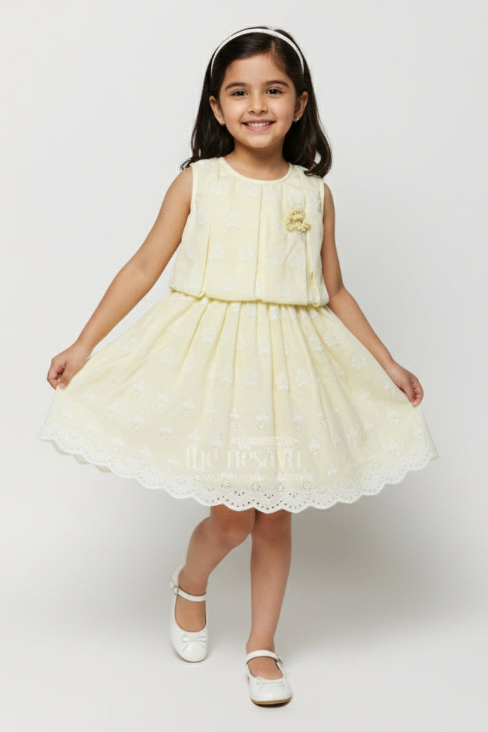 Embroidered Frock for Girls Elegant Occasion Wear