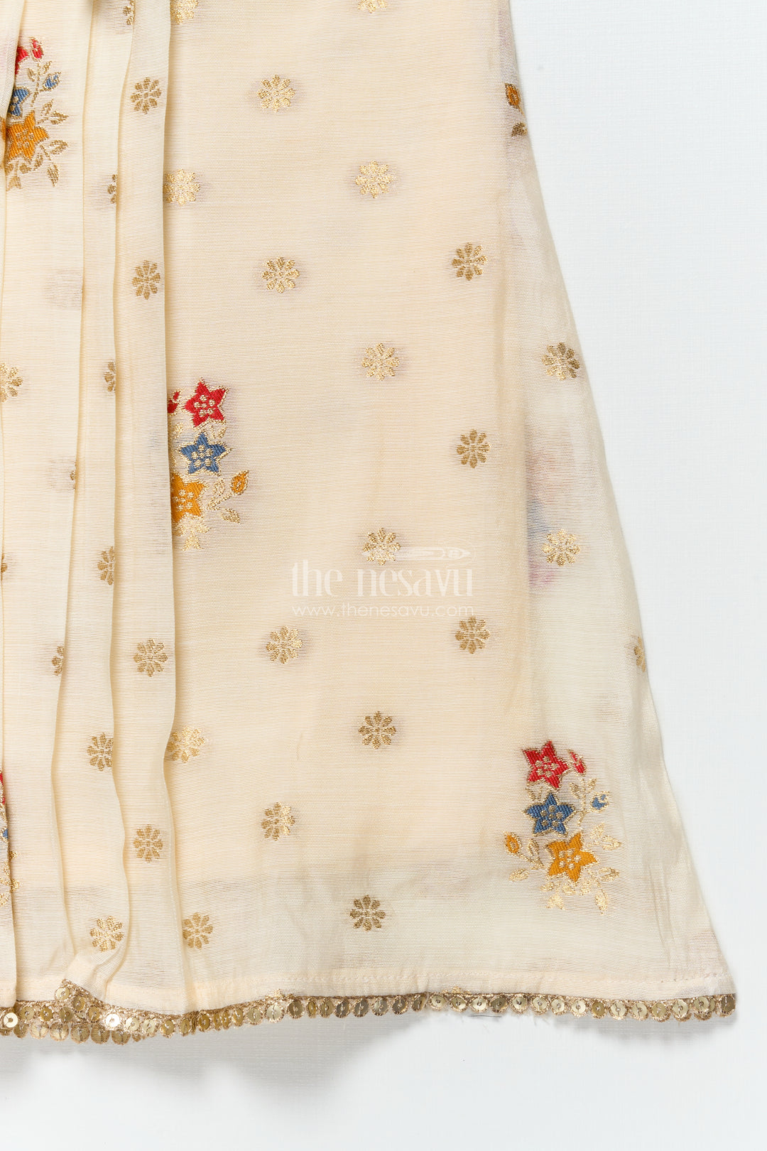Girls cotton frock for festive days and family outings