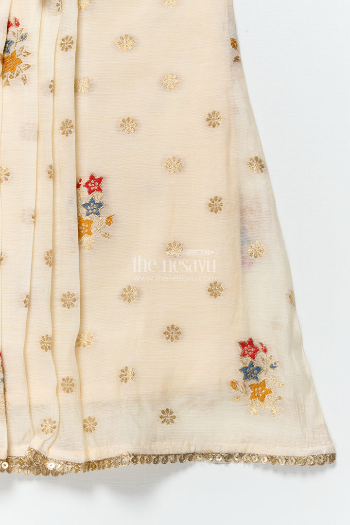 Girls cotton frock for festive days and family outings