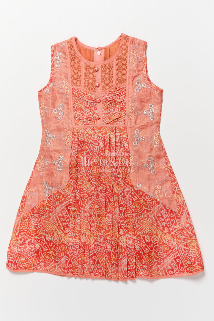 Printed Cotton Frock for Girls for Summer Outings and School Wear