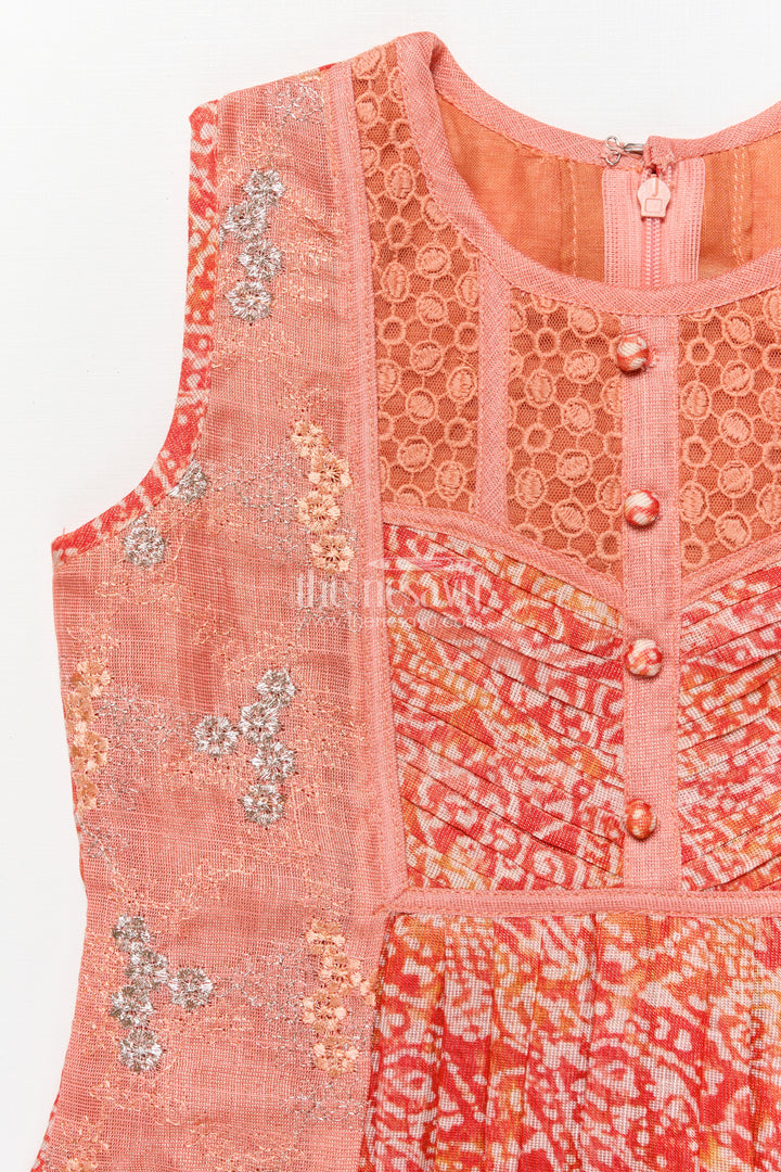 Printed Cotton Frock for Girls for Summer Outings and School Wear