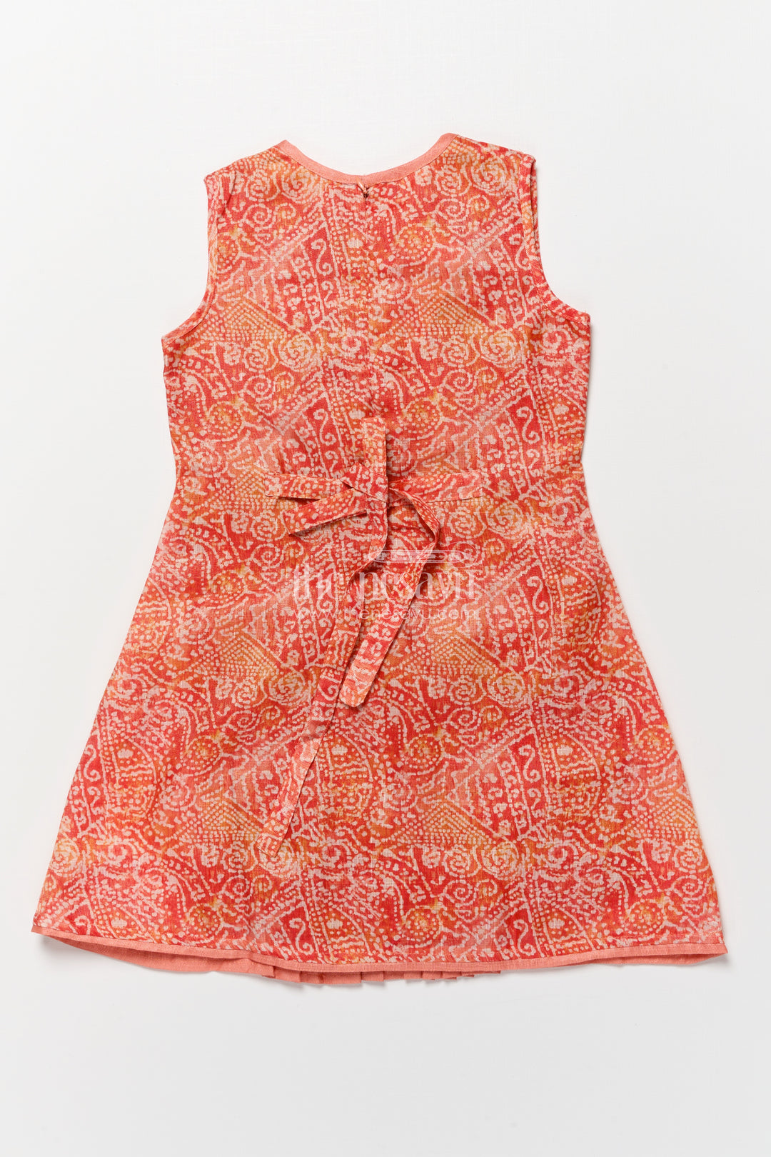 Printed Cotton Frock for Girls for Summer Outings and School Wear