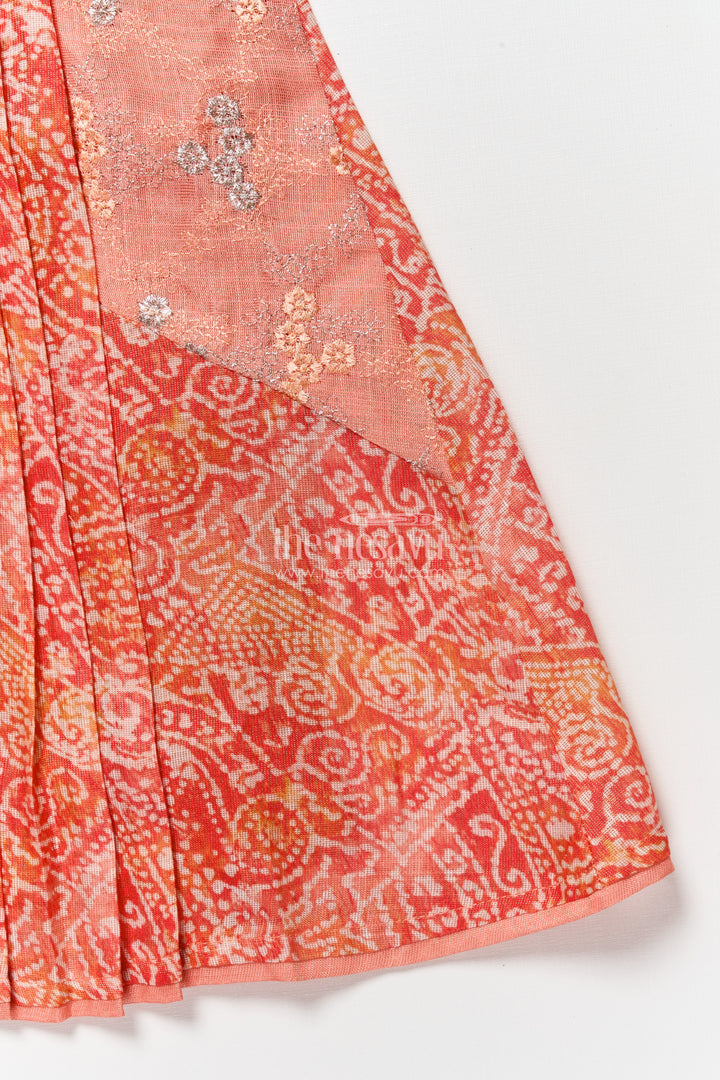 Printed Cotton Frock for Girls for Summer Outings and School Wear