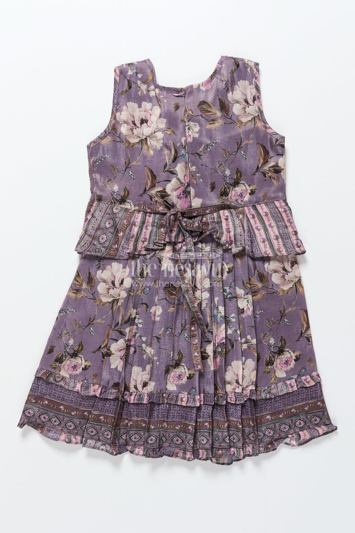 Girls cotton frock with embroidery for birthday parties and festive gatherings