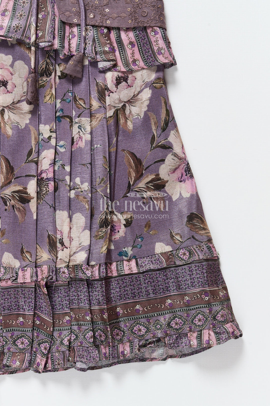 Girls cotton frock with embroidery for birthday parties and festive gatherings