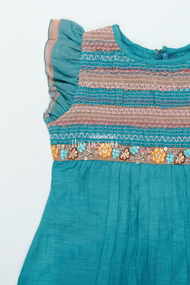 Traditional Cotton Frock for Girls for Dance Programs and Festive Functions