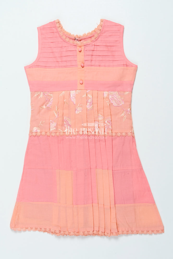 Ethnic Cotton Frock for Toddler Girls for Birthday and Temple Visits