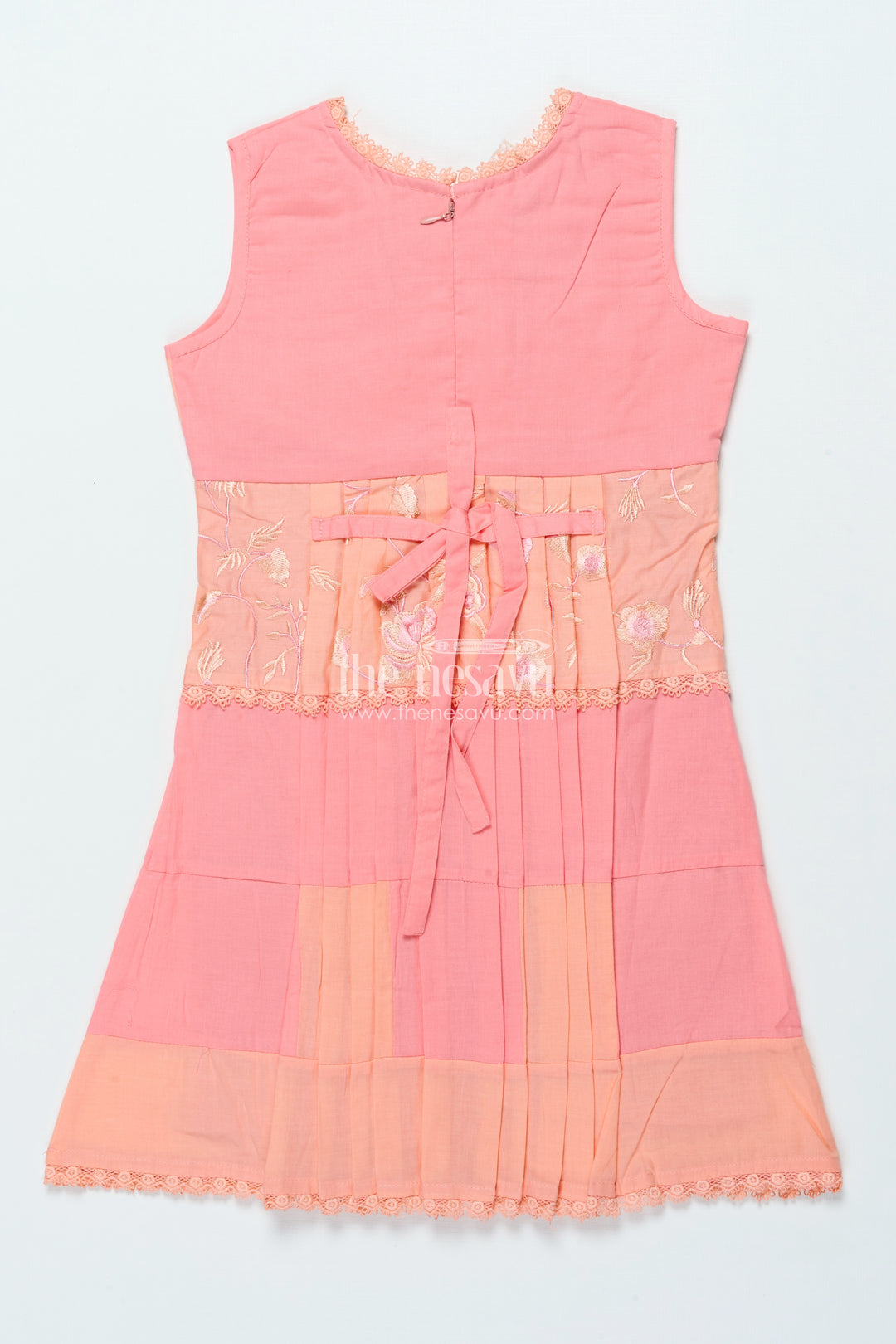 Ethnic Cotton Frock for Toddler Girls for Birthday and Temple Visits