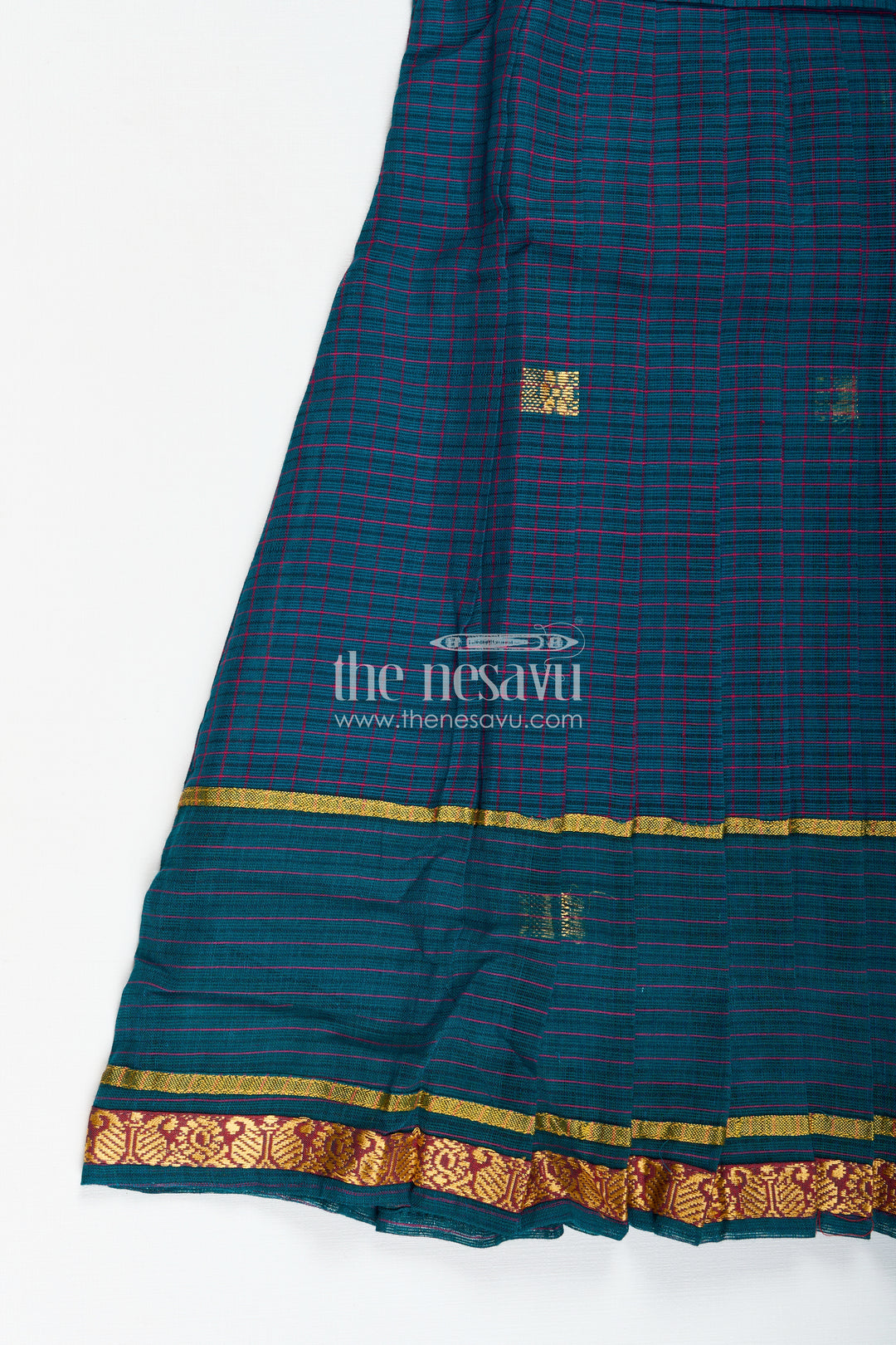 Handwoven Silk Frock For Girls Elegant Heritage Outfit