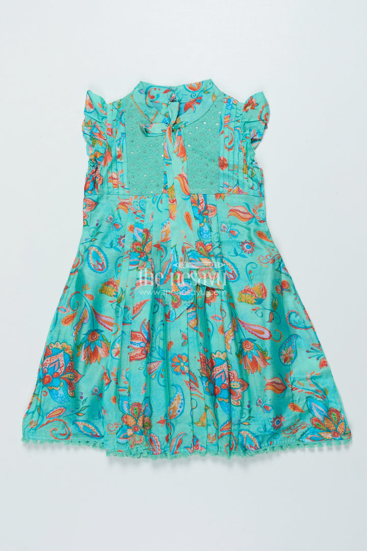 Digital Print Frock for Toddler Girls for Park Days and Everyday Comfort
