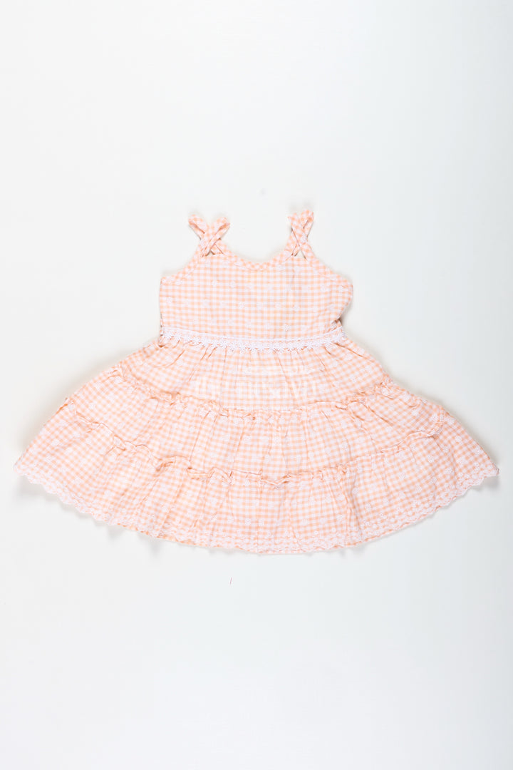 Classic Floral Frock For Girls Elegant Everyday Wear