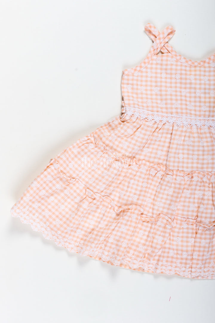 Classic Floral Frock For Girls Elegant Everyday Wear