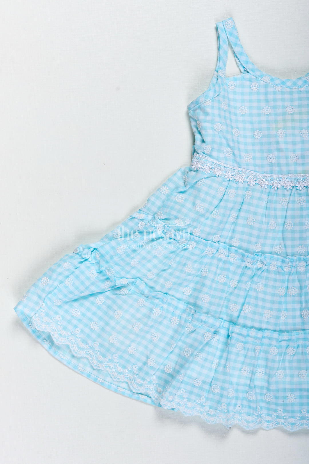 Fancy Lace Frock For Kids Soft & Lightweight Party Wear