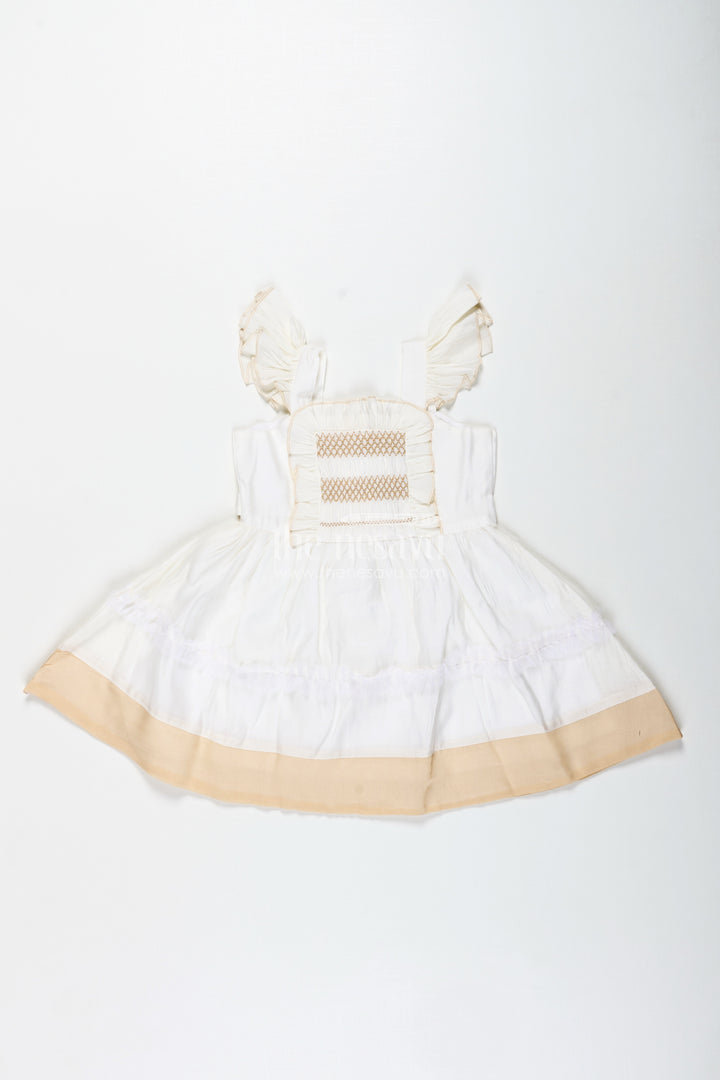 Girls Fancy Frock With Lace Classic Partywear Dress