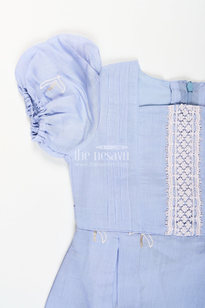 Chanderi frock for toddler girls for weddings and festive events
