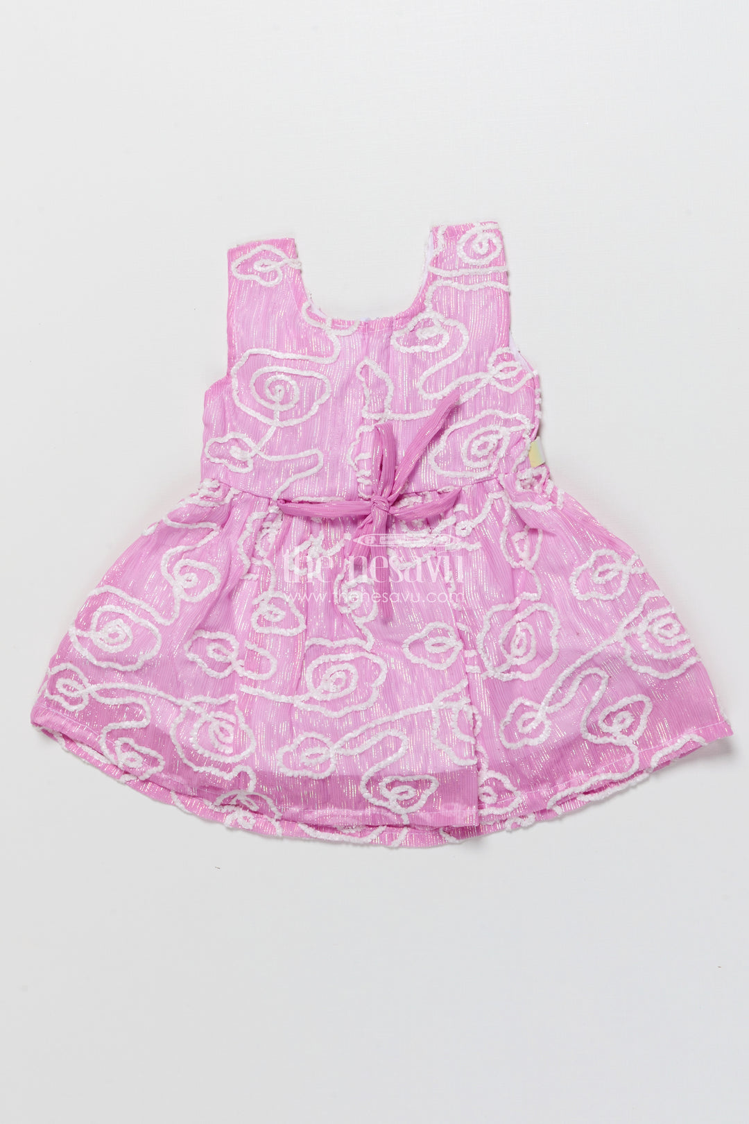 Embroidered cotton frock for baby girls for birthday and daily wear