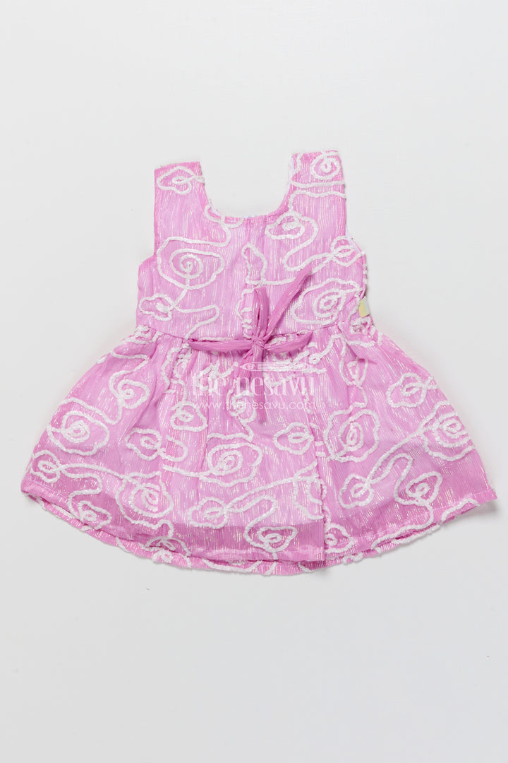 Embroidered cotton frock for baby girls for birthday and daily wear