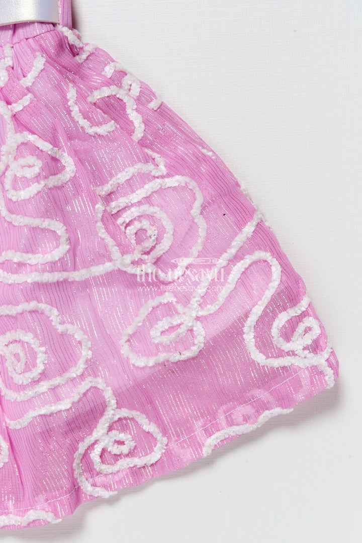 Embroidered cotton frock for baby girls for birthday and daily wear