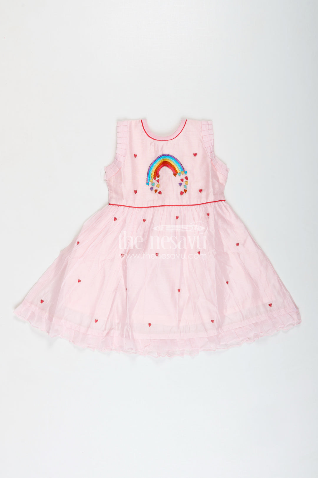 Everyday Ethnic Frock For Girls Chanderi Party Style