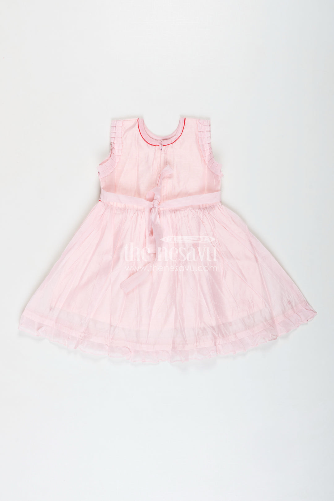 Everyday Ethnic Frock For Girls Chanderi Party Style