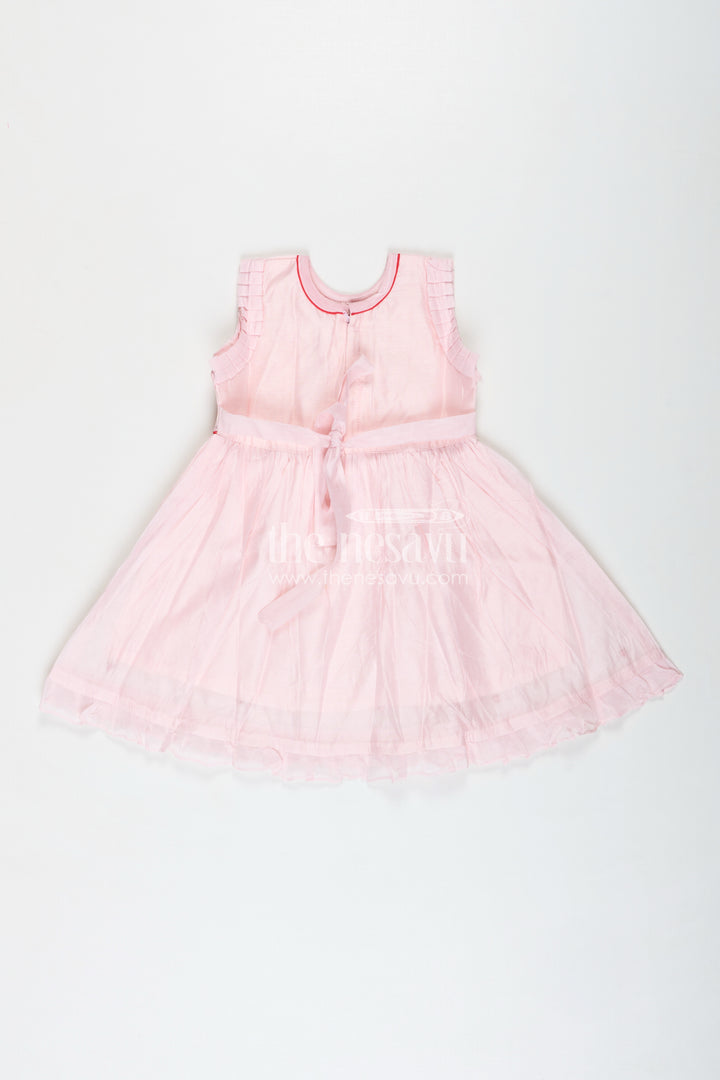 Everyday Ethnic Frock For Girls Chanderi Party Style