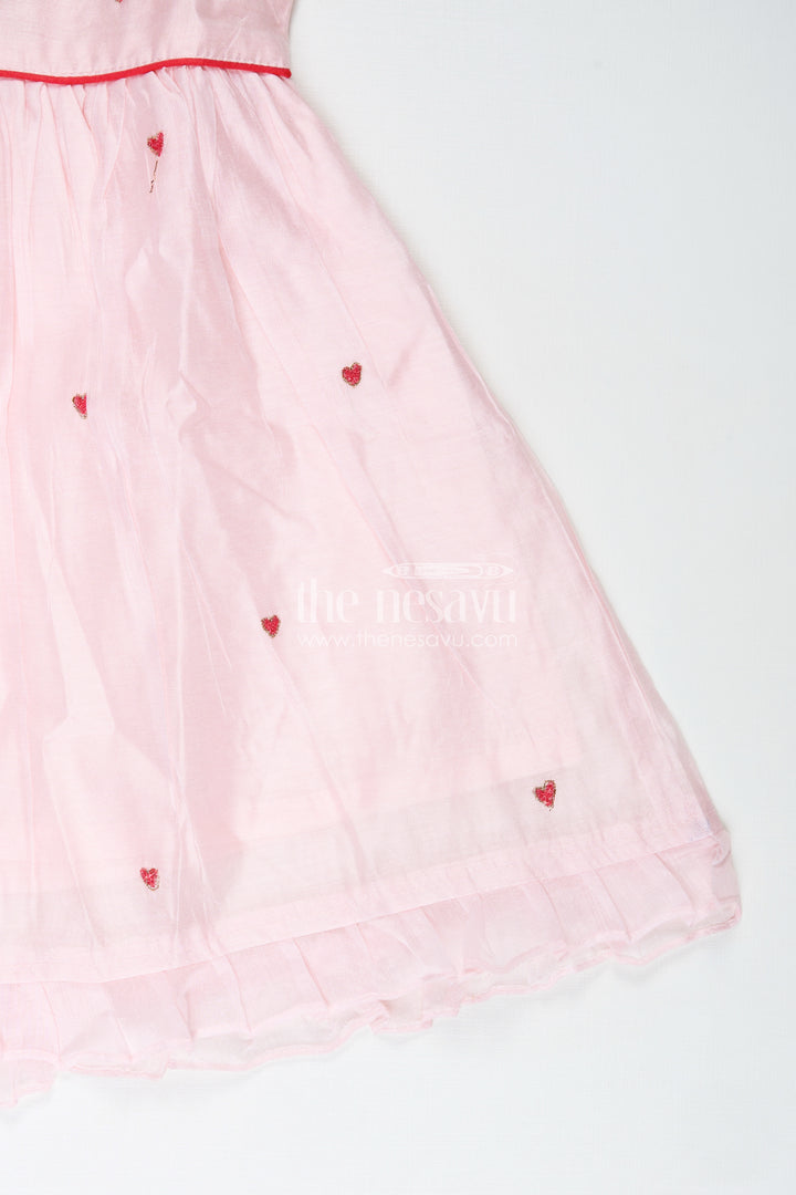 Everyday Ethnic Frock For Girls Chanderi Party Style