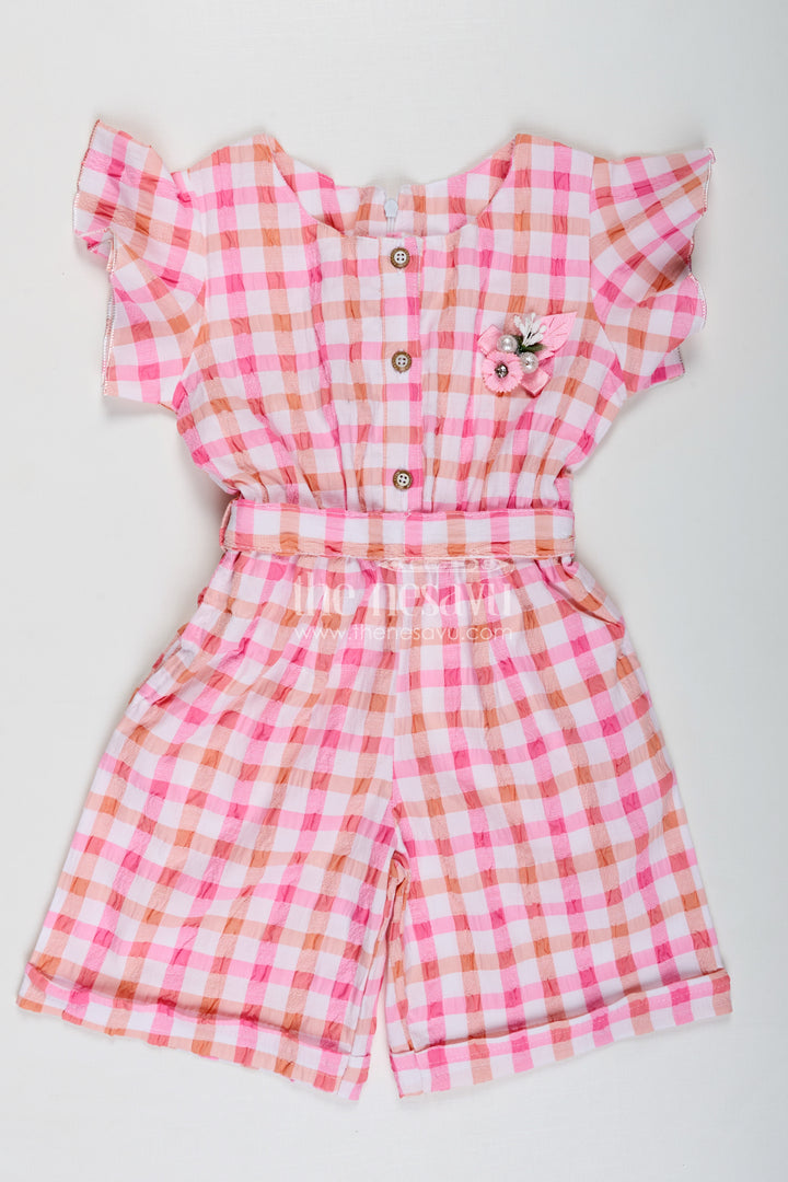 Girls Cotton Playsuit Everyday Comfortable Outfit