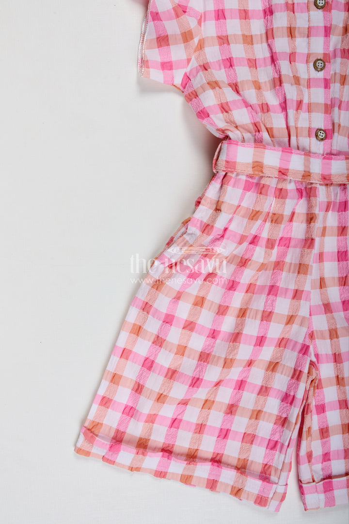 Girls Cotton Playsuit Everyday Comfortable Outfit