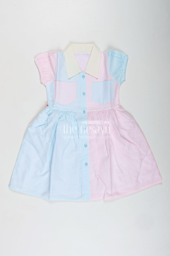 Casual Cotton Frock For Girls Daily Playwear Dress