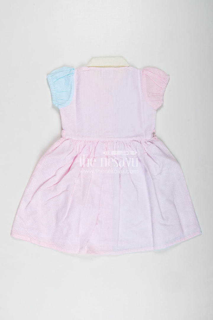 Casual Cotton Frock For Girls Daily Playwear Dress