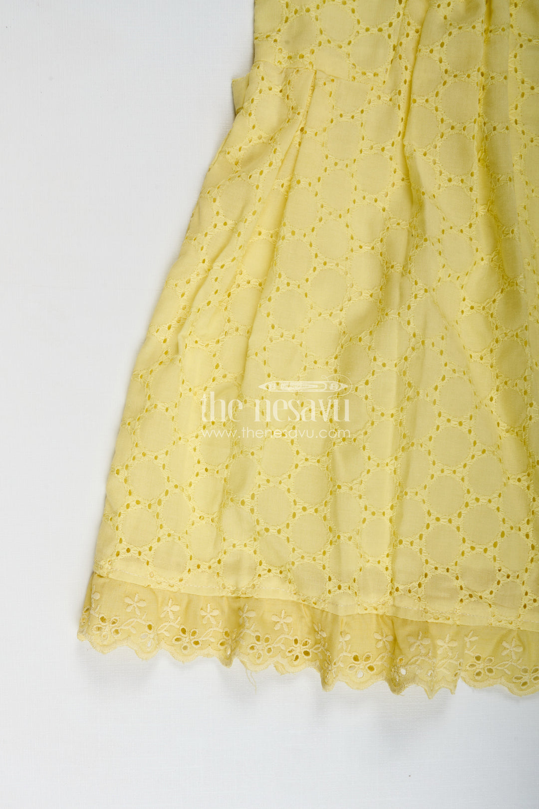 Hakoba Cotton Frock For Girls Lightweight Summer Dress