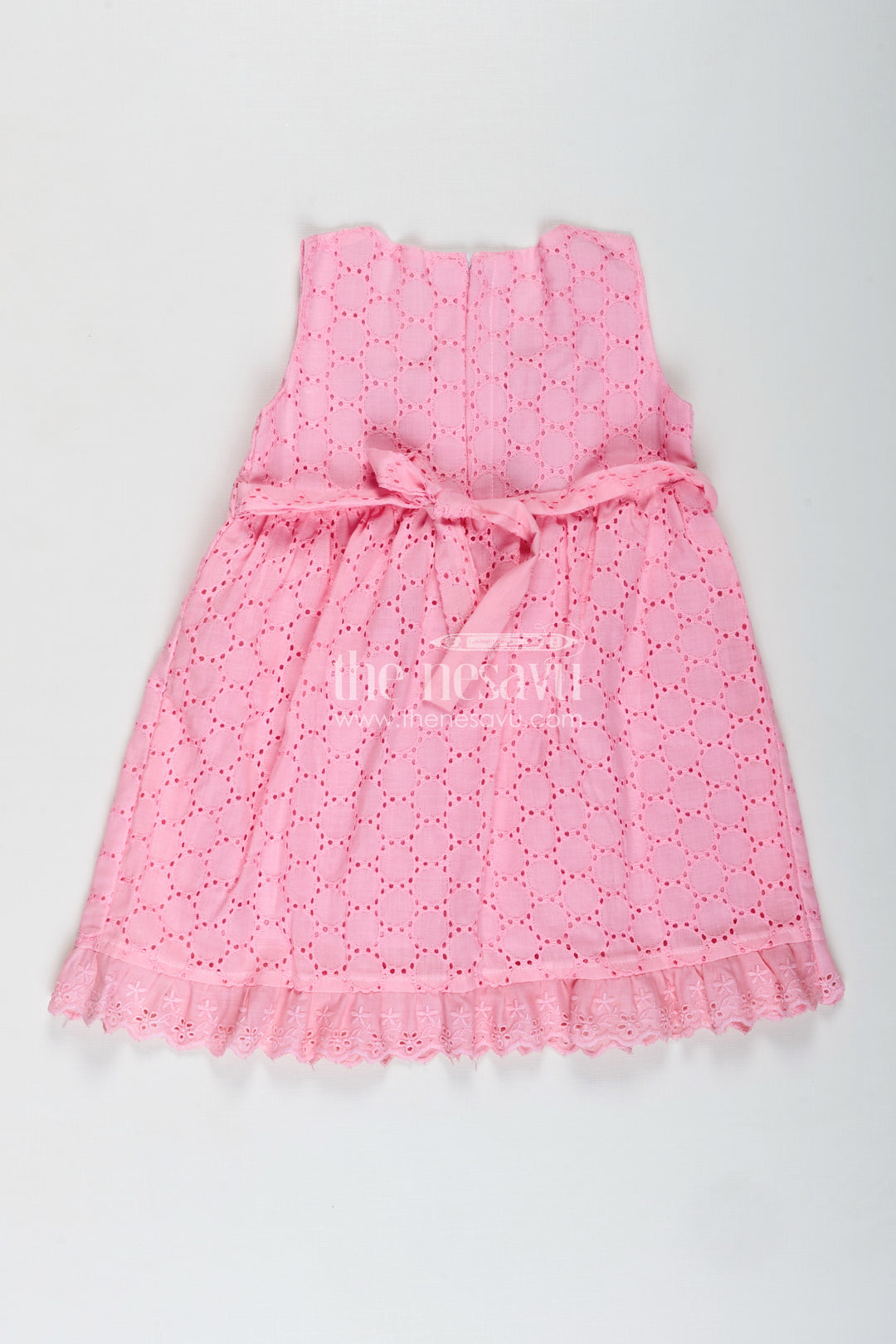 Girls Embroidered Cotton Dress Casual Hakoba Style