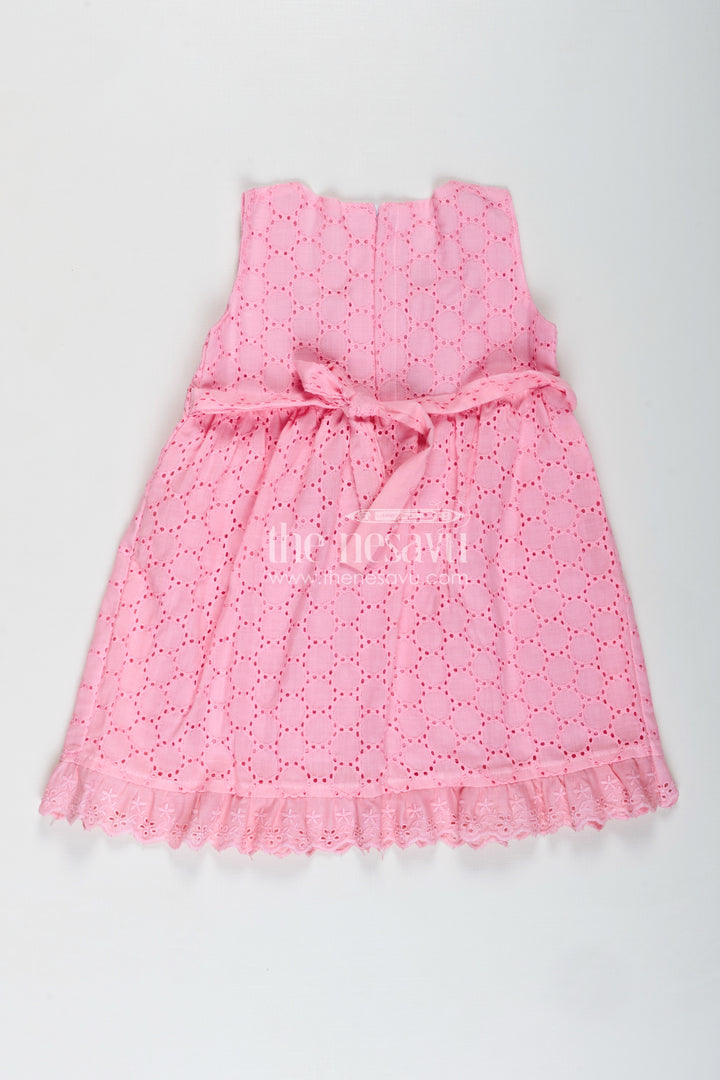 Girls Embroidered Cotton Dress Casual Hakoba Style