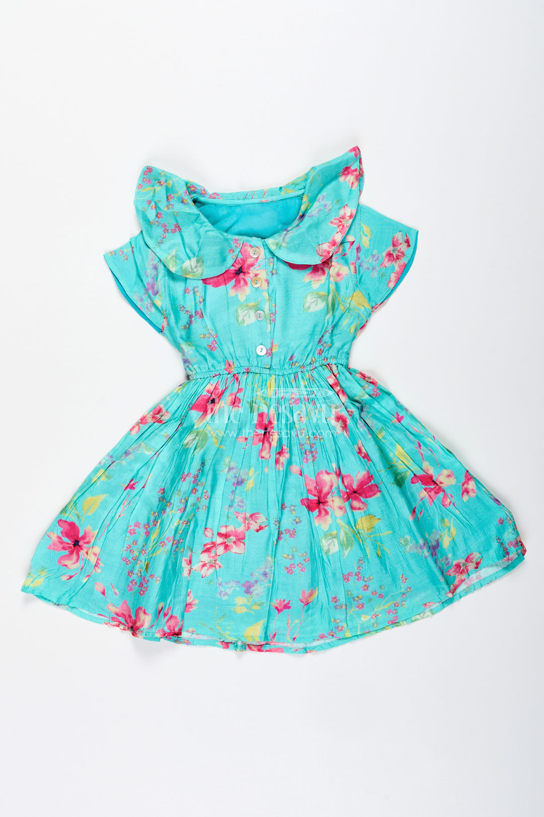 Printed Floral Frock For Toddler Girls Daily Wear