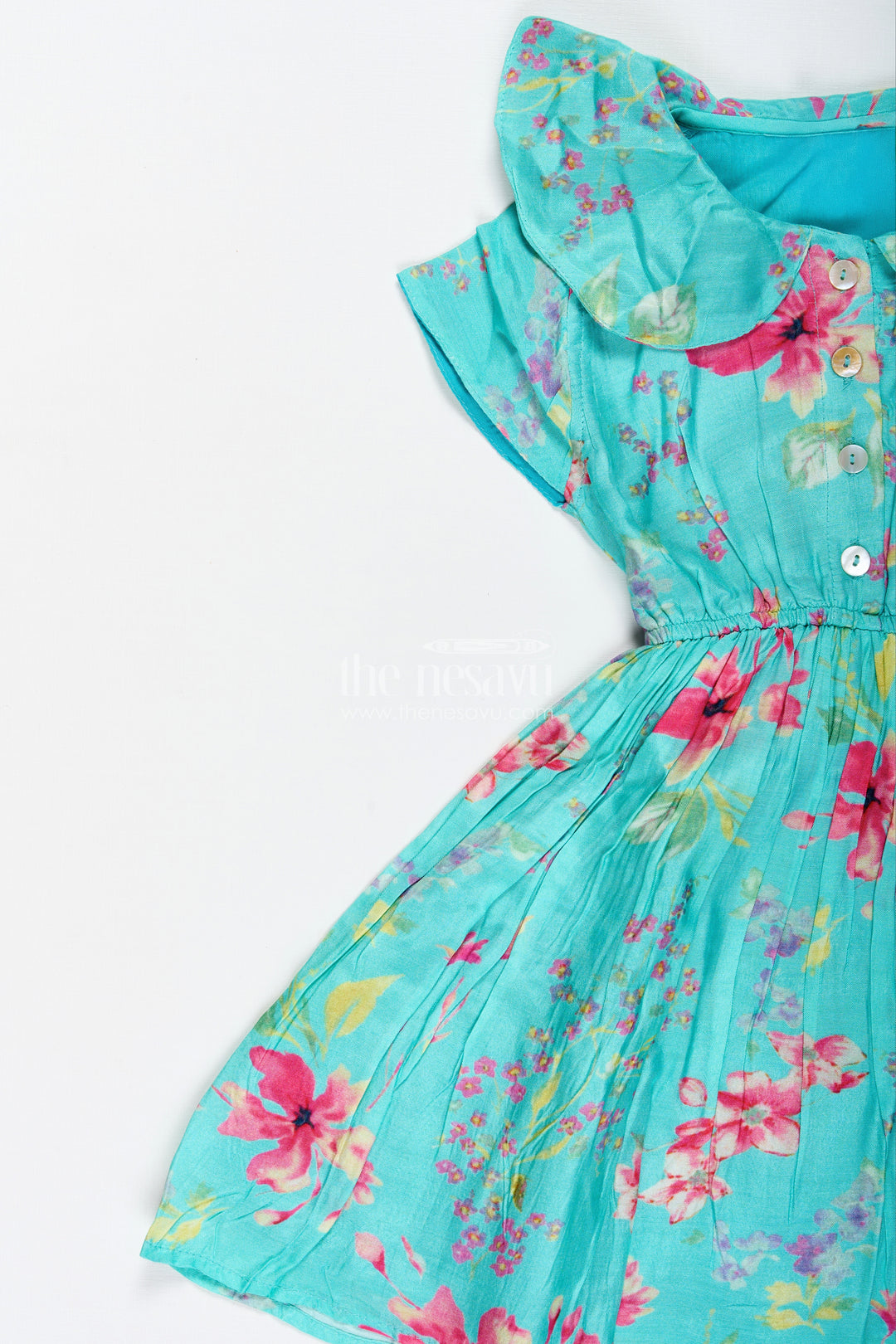 Printed Floral Frock For Toddler Girls Daily Wear