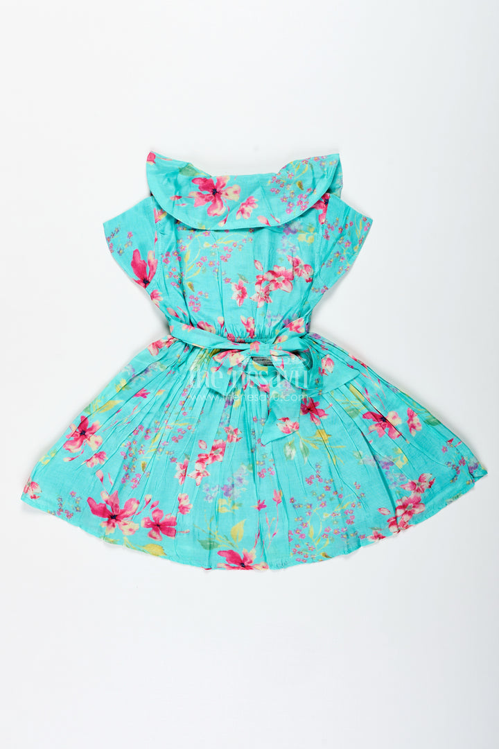 Printed Floral Frock For Toddler Girls Daily Wear