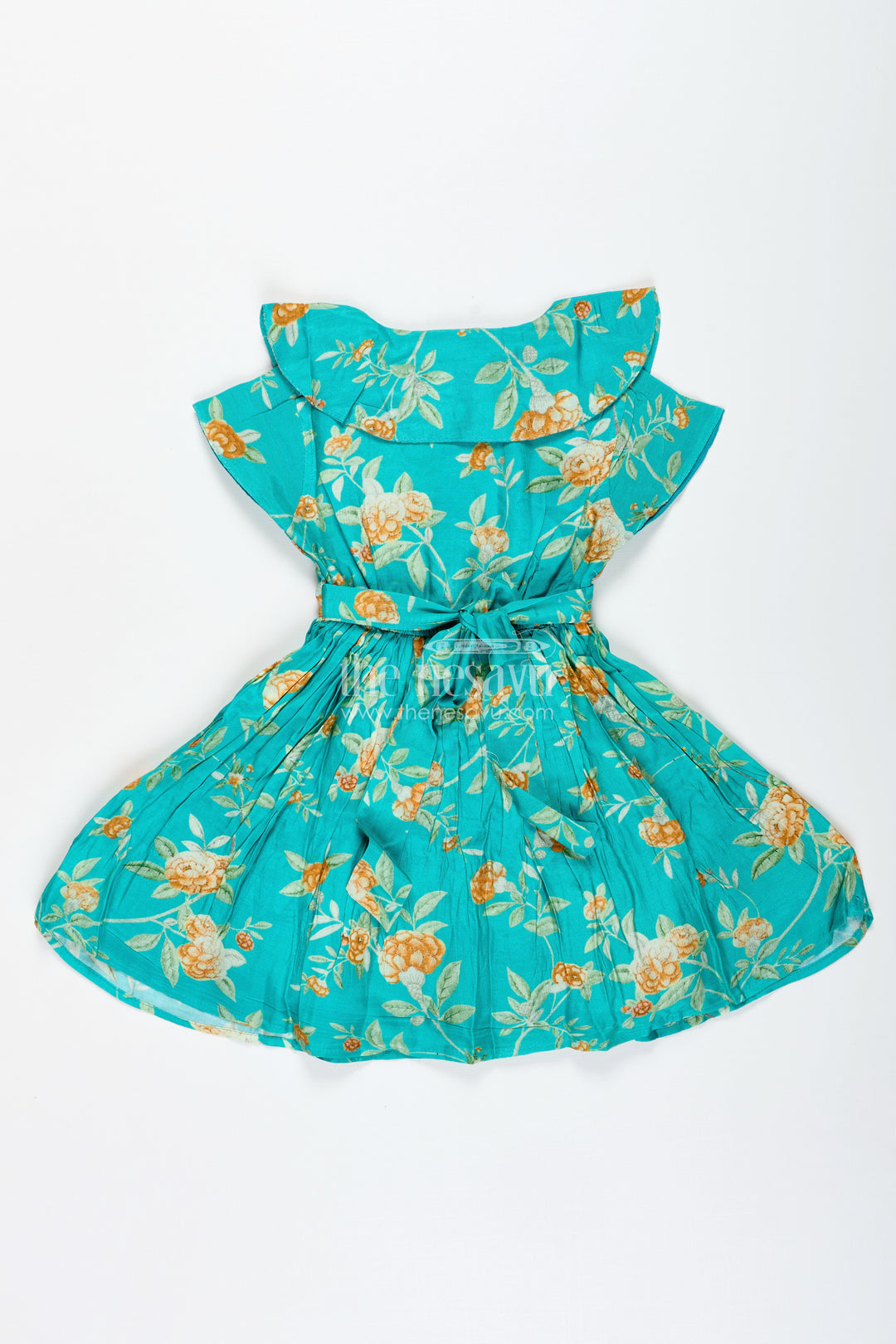 Ethnic Floral Print Dress For Toddler Girls