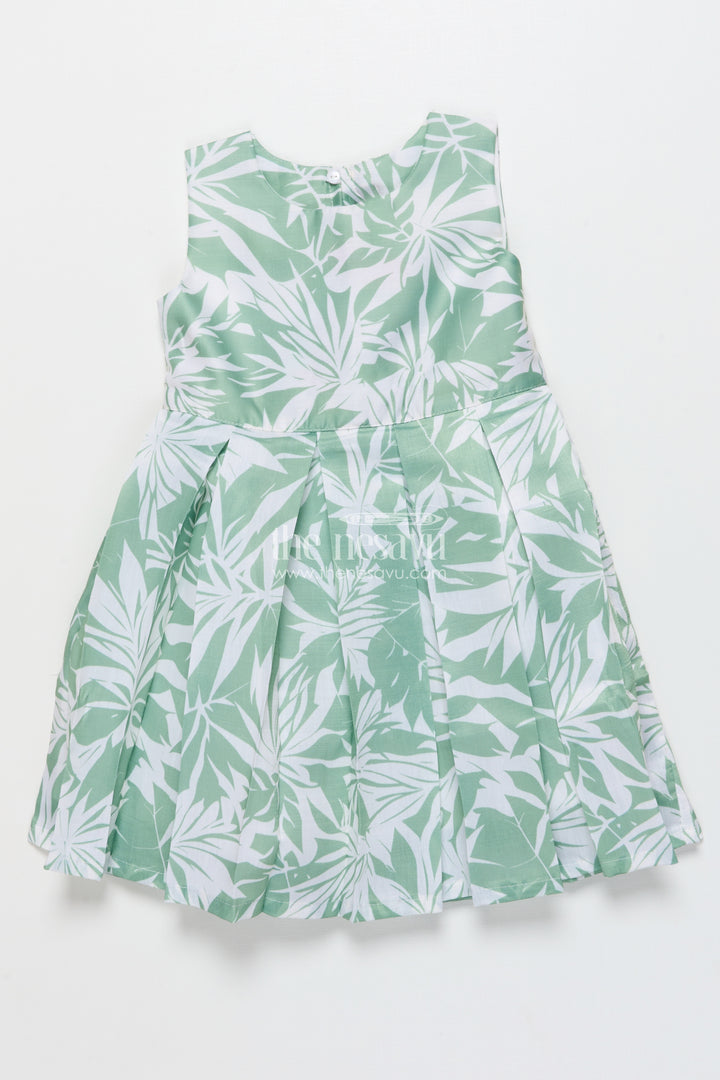 Girls Cotton Frock with Printed Jacket for Everyday Comfort