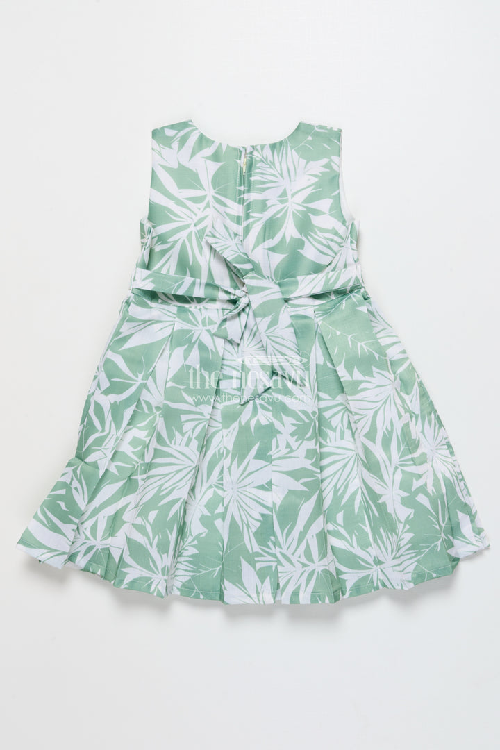 Girls Cotton Frock with Printed Jacket for Everyday Comfort