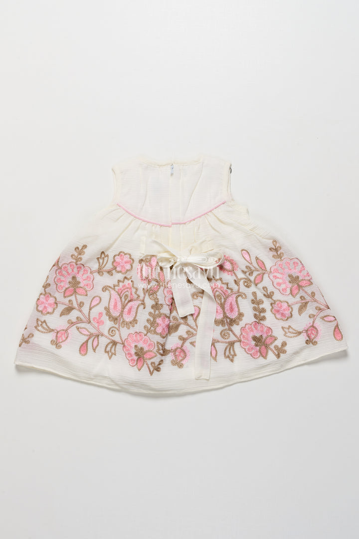 Baby girl fancy frock with jacket for birthday parties and functions