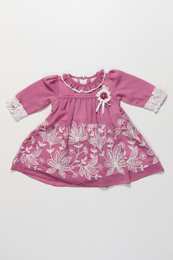 Fancy frock for baby girls attending birthdays and ethnic occasions