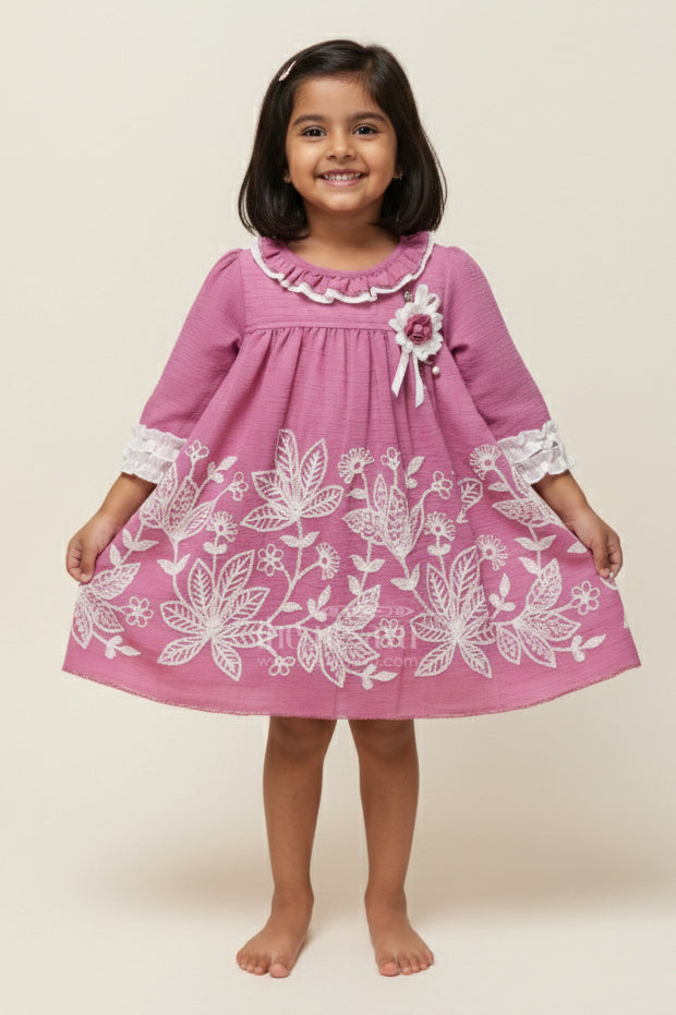 Fancy Frock for Baby Girls Attending Birthdays and Ethnic Occasions