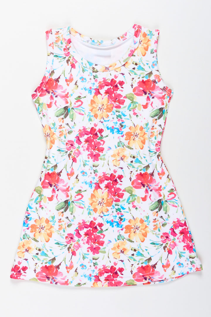 Toddler Girl Floral Cotton Frock For Birthday Parties And Photoshoots