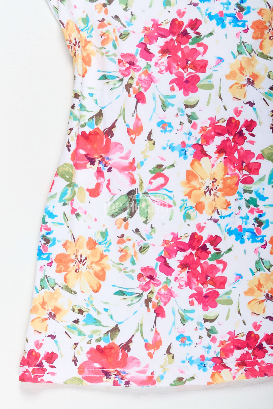 Toddler Girl Floral Cotton Frock For Birthday Parties And Photoshoots