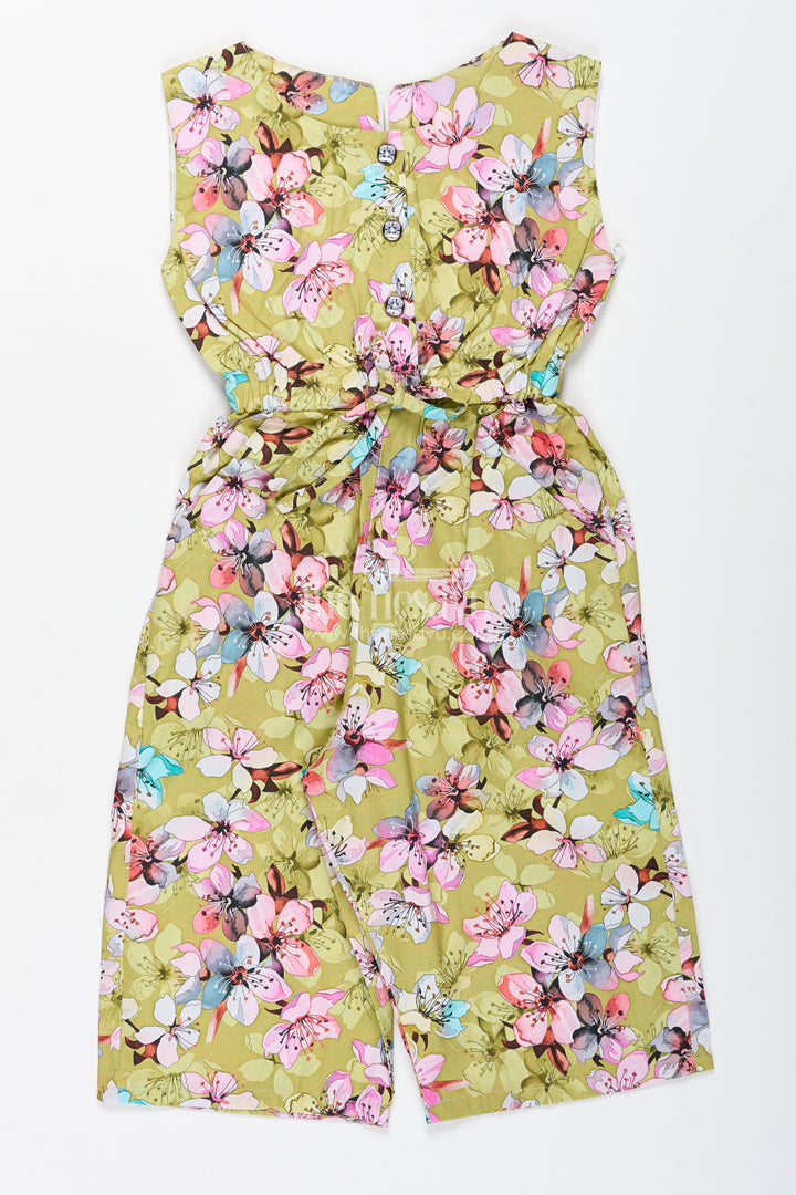 Girls Floral Jumpsuit For Festive Fun And Summer Adventures