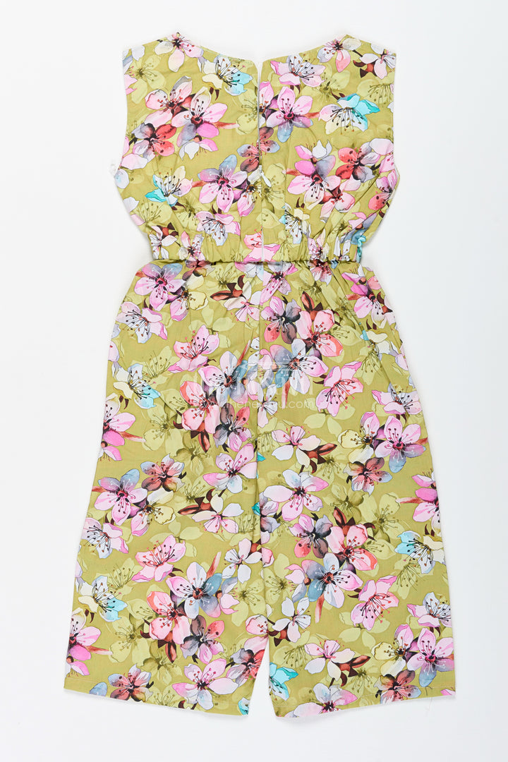 Girls Floral Jumpsuit For Festive Fun And Summer Adventures