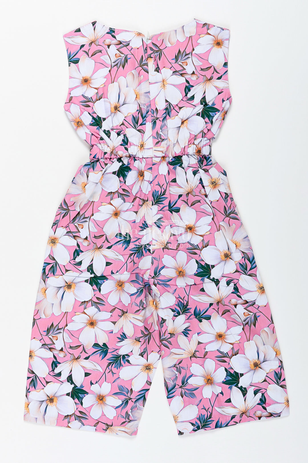 Girls Floral Sleeveless Jumpsuit For Weekend Fun And Everyday Style