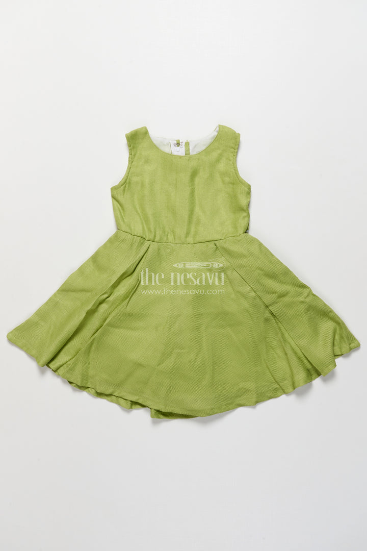 Ethnic cotton frock with jacket for girls attending family functions